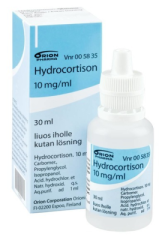 HYDROCORTISON 10 mg/ml liuos iholle 30 ml