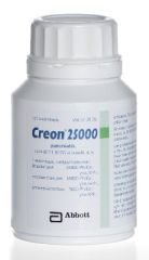 CREON 25 000 enterokapseli, kova 100 kpl