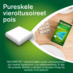 NICORETTE MENTHOLMINT lääkepurukumi 4 mg 30 fol