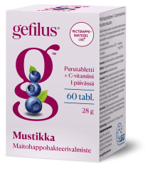 Gefilus Mustikka purutabletti 60 kpl
