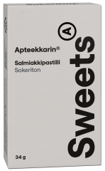 Apteekkarin Salmiakkipastilli sokeriton ME30 34 g