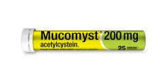 MUCOMYST 200 mg poretabl 25 kpl