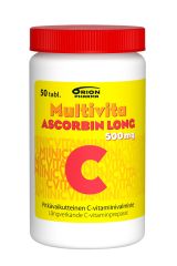 MULTIVITA ASCORBIN LONG 500 MG 50 TABL