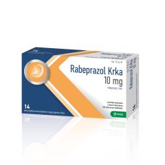 RABEPRAZOL KRKA 10 mg enterotabl 14 fol