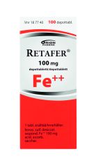 RETAFER 100 mg depottabl 100 fol